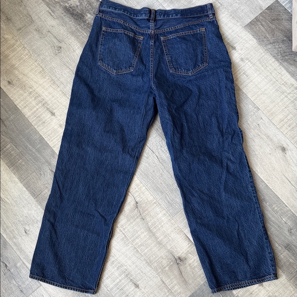 Abercrombie & Fitch the loose high-rise jeans size 32 in Deep Blue - Picture 4 of 7